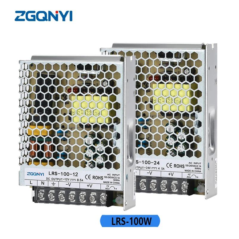 ZGQNYI LRS-100W Ī   ġ,   220V, AC/DC 100W Smps, ˷̴ , LED Ʈ , 12V, 24V, 48V